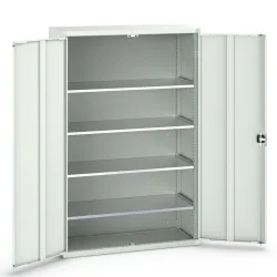 bott verso Flügeltürschrank, mit 4 Fachböden, BxTxH: 1300 x 550 x 2000 mm