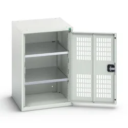 bott verso Flügeltürschrank mit Belüftung, mit 2 Fachböden, BxTxH: 525 x 550 x 800 mm