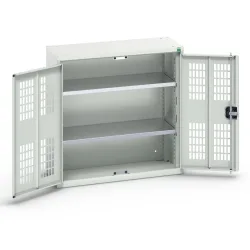 bott verso Flügeltürschrank mit Belüftung, mit 2 Fachböden, BxTxH: 800 x 350 x 800 mm