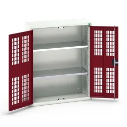 bott verso Flügeltürschrank mit Belüftung, mit 2 Fachböden, BxTxH: 800 x 350 x 1000 mm