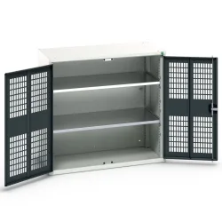 bott verso Flügeltürschrank mit Belüftung, mit 2 Fachböden, BxTxH: 1050 x 550 x 1000 mm