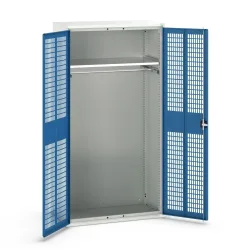 bott verso Kleiderspind mit Belüftung, mit 1 Fachboden und 1 Kleiderstange, BxTxH: 1050 x550 x 2000 mm
