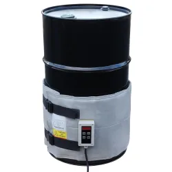 Kuhlmann Hochtemperatur-Fass-Heizmanschette, 105-120 l, 0-200ºC, 230 V, 700 W, LxH 1.650 x 370 mm