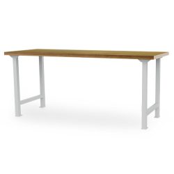 Bedrunka+Hirth Reihenwerkbank, HxBxT 859 x 2.000 x 750 mm, lichtgrau