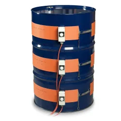 Kuhlmann Silikon-Fass-Heizmanschette, 200-220 l, 0-120 ºC, 230 V, 1.000 W, LxH 1.670 x 180 mm