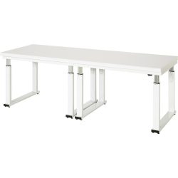 Arbeitstisch, elektrisch höhenverstellbar - Tragkraft 600 kg, Höhe 740 - 1140 mm, Hartlaminatplatte, BxT 2500 x 900 mm RAU