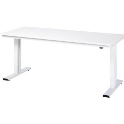 Arbeitstisch, elektrisch höhenverstellbar - Tragkraft 300 kg, Höhe 720 - 1120 mm, ESD-Melaminplatte, BxT 2000 x 800 mm RAU