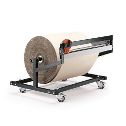 Rocholz Untertisch-Schneidständer Standard, mobile Ausführung, Rollengewicht max. 200 kg, Schnittbreite 1.600 mm