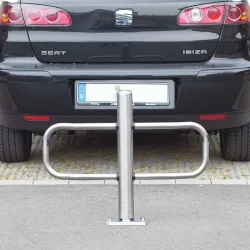 URBANUS Kipp-Sperrbügel Edelstahl, abschliessbar, Höhe 630 mm