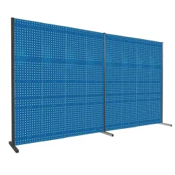 Kappes RasterPlan 8 Lochplatten, Doppelfeld 180°, H 2.000 mm, enzianblau