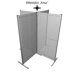 Mittelstütze Kreuz für Kappes RasterPlan Loch-/Schlitzplatten