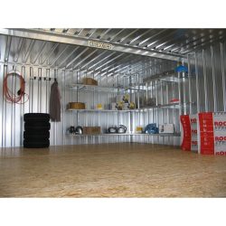 Regalsystem für Lagercontainer, BxT 2.000 x 420 mm