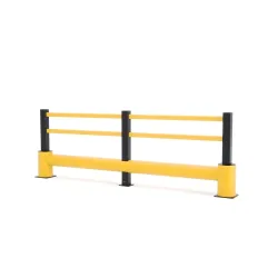 BOPLAN® Rammschutzgeländer TB 400 Plus, Innenbereich, HxL 1.150 x 3.450 mm