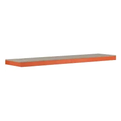 Fachboden für SCHULTE Weitspannregal, mit Spanplatten, BxT 2.146 x 621 mm, orange