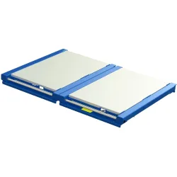 XL-Palettenauszug, Tragkraft 1.600 kg, 70 % Auszugstiefe, BxT 1.700 x 1.200 mm, mit Stahlboden