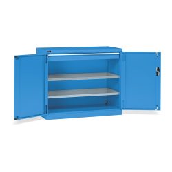 Fami PERFOM Flügeltürschrank, 1 Schublade, 2 Fachböden, HxBxT 1.000 x 1.193 x 555 mm, lichtblau