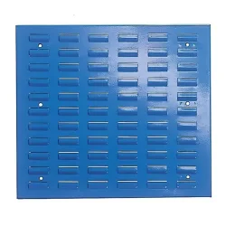 Einzelplatten für Kappes RasterPlan Schlitzplatten, HxB 2.000 x 450 mm, enzianblau