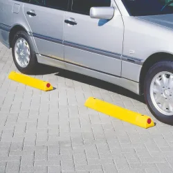 URBANUS Parkstopp- und Leitbalken, gelb, Länge 900 mm