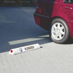 URBANUS Beschriftung 'KFZ-Kennzeichen nach Wunsch' für Leitbalken, Länge 900 mm