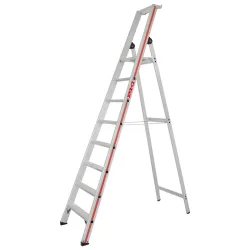 HYMER Industrie-Stufenleiter, 1-seitig, Standhöhe 1,85 m