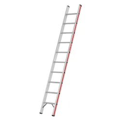 HYMER Stufen-Anlegeleiter, 10 Stufen, Länge 2,72 m