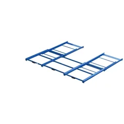 XL-Palettenauszug, Tragkraft 400 kg, 100 % Auszugstiefe, BxT 2.600 x 1.200 mm