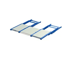 XL-Palettenauszug, Tragkraft 1.600 kg, 100 % Auszugstiefe, BxT 2.600 x 1.200 mm, mit Stahlboden