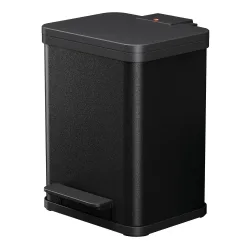 Hailo Öko duo plus M 6222600 Mülleimer 18 l Stahlblech (L x B x H) 320 x 320 x 430 mm Schwarz Fuß-Tretmechanik 1 St.
