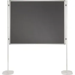 FRANKEN Filztafel Premium, HxB 1.800 x 1.200 mm, grau