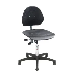 Global Stole A/S Arbeitsdrehstuhl Solid, Sitzhöhe 520-710 mm, Bodengleiter, Kunststoffbasis