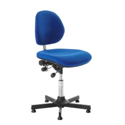 Global Stole A/S Arbeitsdrehstuhl Aktiv, Sitzhöhe 590-780 mm, Stoffpolster, Stahlbasis
