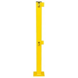 MORAVIA Eckpfosten für Rammschutzgeländer S-Line, Aussenbereich, 1.000 mm Höhe