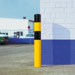 MORAVIA Rammschutzpoller, zum Einbetonieren, Aussenbereich, Höhe 1.600 mm, Ø 159 mm