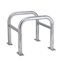 Rammschutz für Pfosten, verzinkt, HxBxT 600 x 620 x 620 mm Moravia
