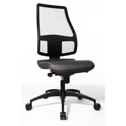 Topstar® Bürodrehstuhl Syncro, atmungsaktiver Netzrücken, anthrazit