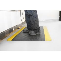 kaiserkraft Anti-Ermüdungsmatte Deckplatte ReGen 70, Fixmaße, LxB 18300 x 900 mm, schwarz