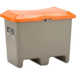 Streugutbehälter unterfahrbar, ohne Entnahmeöffnung, 200 l, L 890 x B 900 x H 690 mm