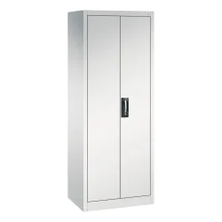 C+P Werkstatt-Flügeltürschrank mit 4 Fachböden, HxBxT 1.950 x 800 x 500 mm, lichtgrau, lichtgrau