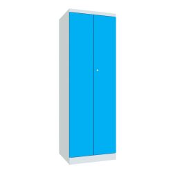 PAVOY Flügeltürschrank, HxBxT 1.800 x 600 x 500 mm, lichtblau, lichtgrau