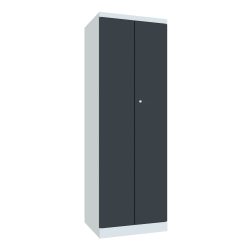 PAVOY Flügeltürschrank, HxBxT 1.800 x 600 x 500 mm, anthrazitgrau, lichtgrau