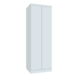 PAVOY Putzmittelschrank, HxBxT 1.800 x 600 x 500 mm, lichtgrau, lichtgrau
