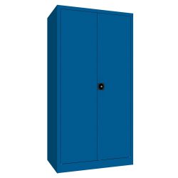 PAVOY Grossraum-Flügeltürschrank, 4 Fachböden, HxBxT 1.950 x 1.000 x 600 mm, enzianblau, enzianblau
