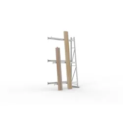 META Vertikalregal, einseitig, AF, HxBxT 2.500 x 1.400 x 500 mm