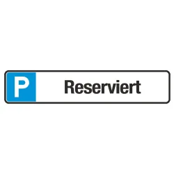SafetyMarking 11.5545 Parkplatzschild Parkplatz Aluminium (B x H) 520 mm x 110 mm 1 St.