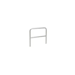 wsm® Anlehnbügel mit Knierohr, zum Einbetonieren, Länge 1.000 mm, Edelstahl