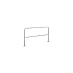wsm® Anlehnbügel mit Knierohr, zum Aufdübeln, Länge 1.500 mm
