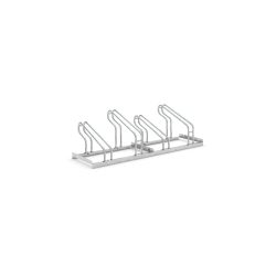 wsm® Bügelparker, 1-seitig, 4 Stellplätze, verzinkt