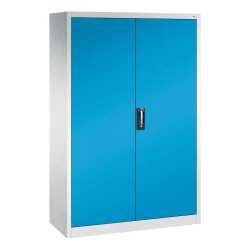 C+P Werkzeugschrank, Schubladen 4x174 mm, 6 Böden, Breite 1.200 mm, lichtgrau, lichtblau