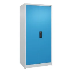 ACURADO Universalschrank, BxT 930 x 600 mm, lichtgrau / lichtblau C+P