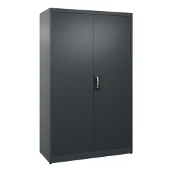 C+P Flügeltürenschrank, 5 OH, HxBxT 1.950 x 1.200 x 500 mm, anthrazitgrau, schwarzgrau